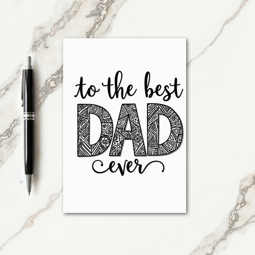 Sweet Fathers Day Mosaic Art Card