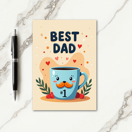 Sweet Fathers Day Mug Card