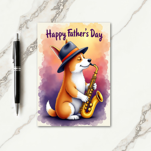 Sweet Fathers Day Music Card