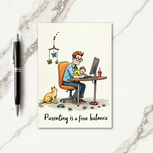 Sweet Fathers Day Naptime Card