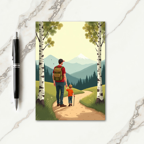 Sweet Fathers Day Nature Card