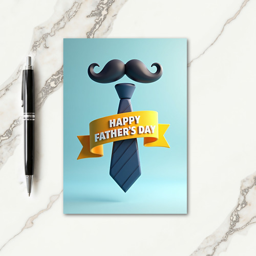 Sweet Fathers Day Necktie Card