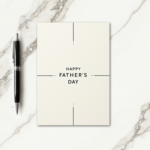 Sweet Fathers Day Needles Card