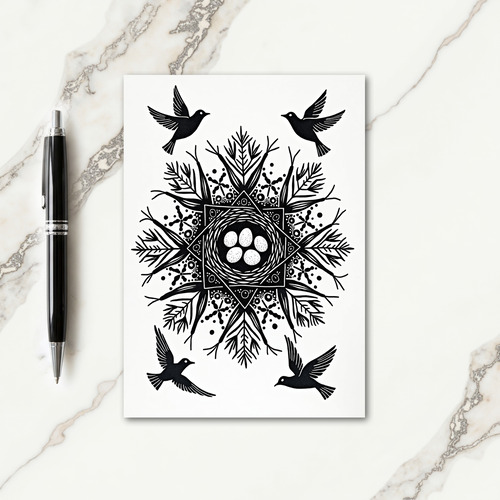 Sweet Fathers Day Nesting Card