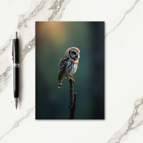 Sweet Fathers Day Owl Photo Card