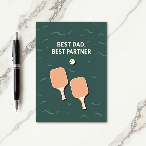 Sweet Fathers Day Paddle Card