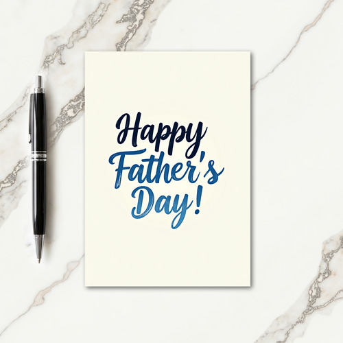 Sweet Fathers Day Parchment Card