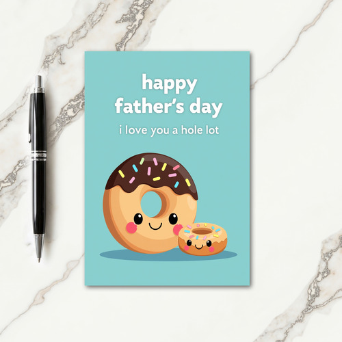 Sweet Fathers Day Pastry Card