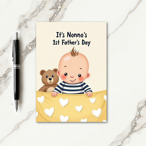 Sweet Fathers Day Peekaboo Card