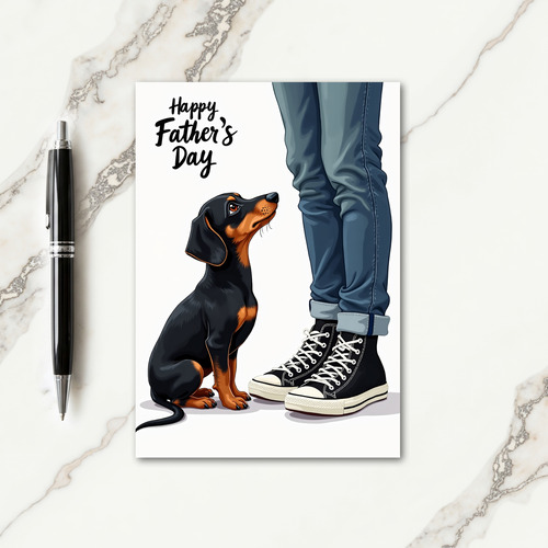 Sweet Fathers Day Pet Card