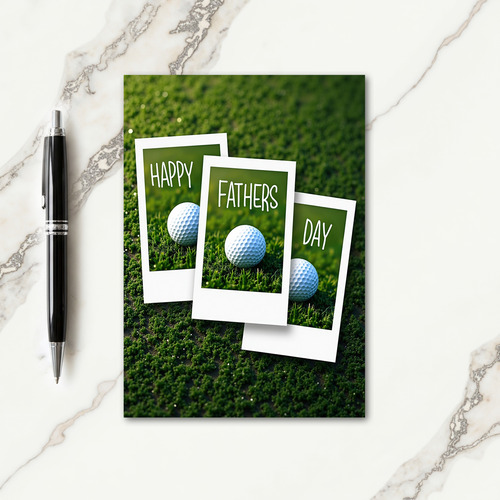 Sweet Fathers Day Photo Print Card