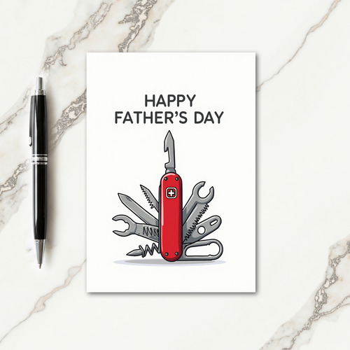 Sweet Fathers Day Pocket Tool Card