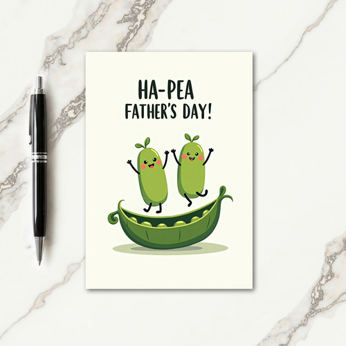 Sweet Fathers Day Pod Illustration Card