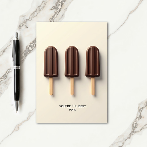 Sweet Fathers Day Pops Card