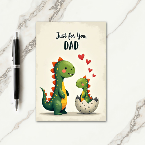 Sweet Fathers Day Reptile Card