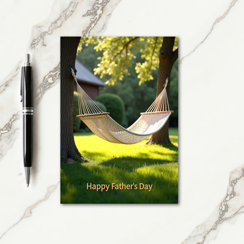 Sweet Fathers Day Resting Place Card