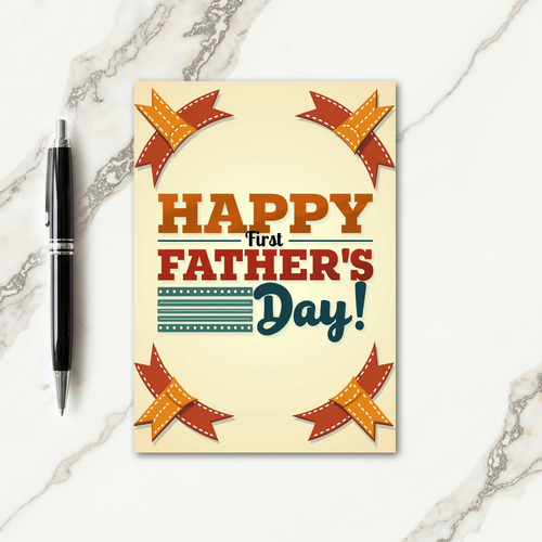 Sweet Fathers Day Ribbons Card