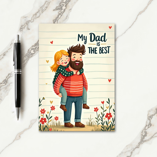Sweet Fathers Day Ride Card