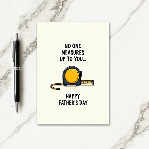 Sweet Fathers Day Ruler Card