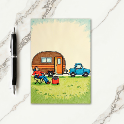 Sweet Fathers Day Rv Scene Card
