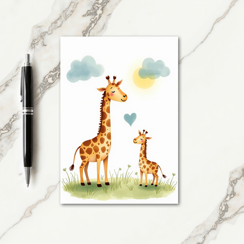 Sweet Fathers Day Savanna Card