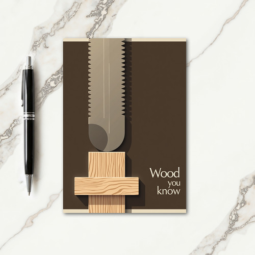 Sweet Fathers Day Saw Blade Card