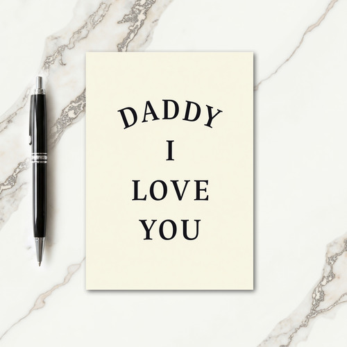 Sweet Fathers Day Serif Card