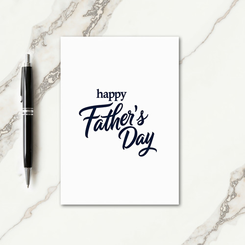 Sweet Fathers Day Serif Script Card