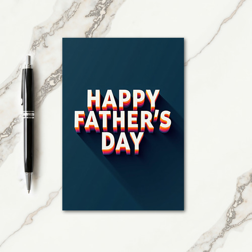 Sweet Fathers Day Shadow Card