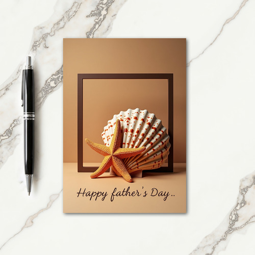 Sweet Fathers Day Shell Card