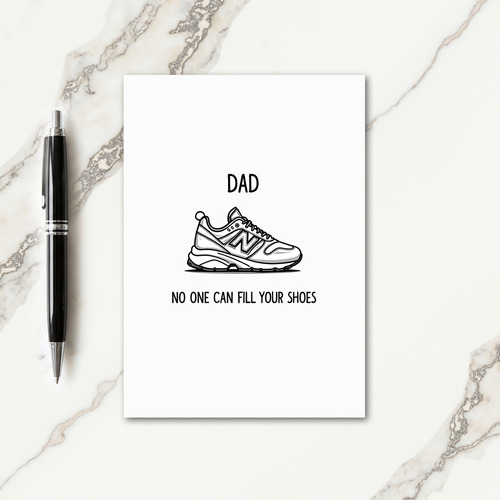 Sweet Fathers Day Shoe Card