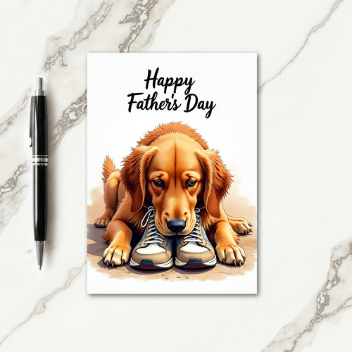 Sweet Fathers Day Shoes Card