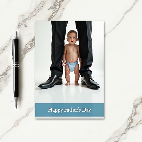 Sweet Fathers Day Shoes View Card