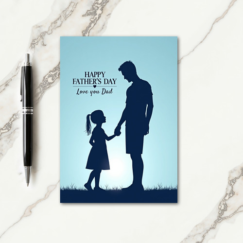 Sweet Fathers Day Sky View Card