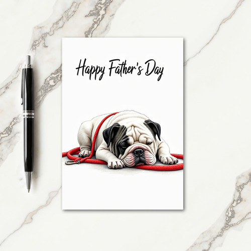 Sweet Fathers Day Slumber Card