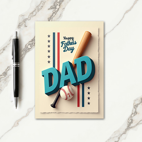 Sweet Fathers Day Sports Card