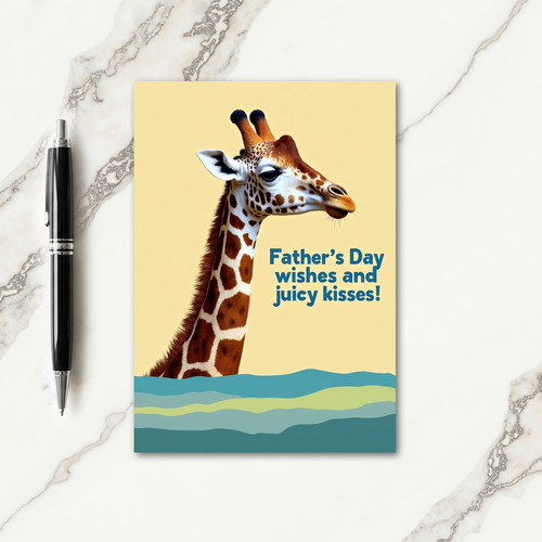 Sweet Fathers Day Spotted Friend Card