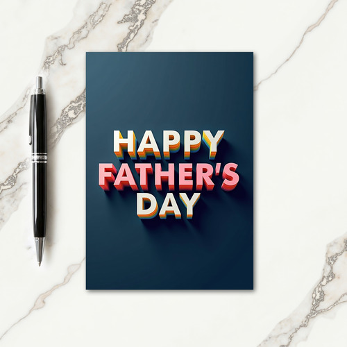 Sweet Fathers Day Stacked Card