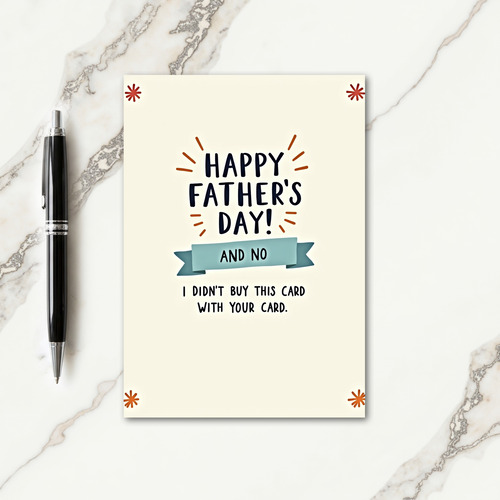 Sweet Fathers Day Sunburst Card
