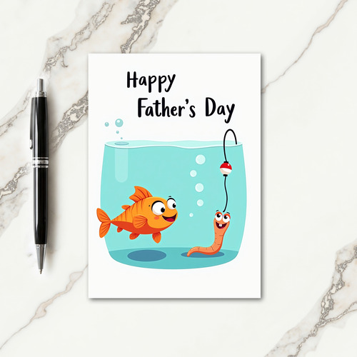 Sweet Fathers Day Swim Card