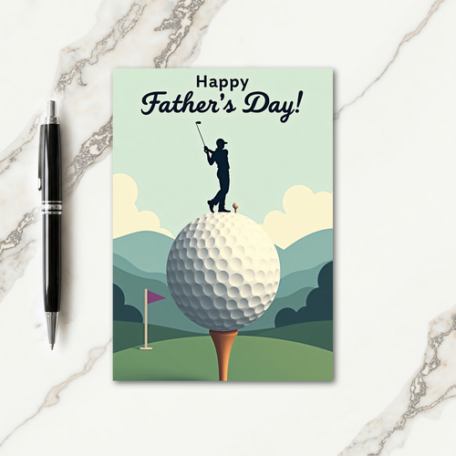 Sweet Fathers Day Swing Art Card