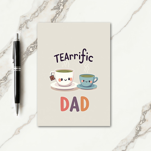 Sweet Fathers Day Teacup Card