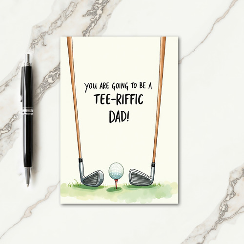 Sweet Fathers Day Tee Riffic Card