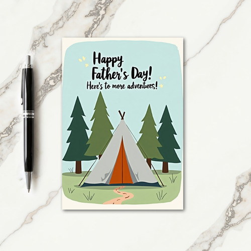 Sweet Fathers Day Tent Card