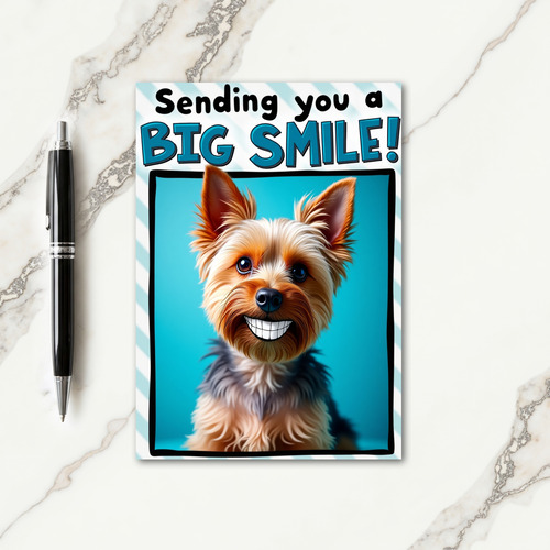 Sweet Fathers Day Terrier Card