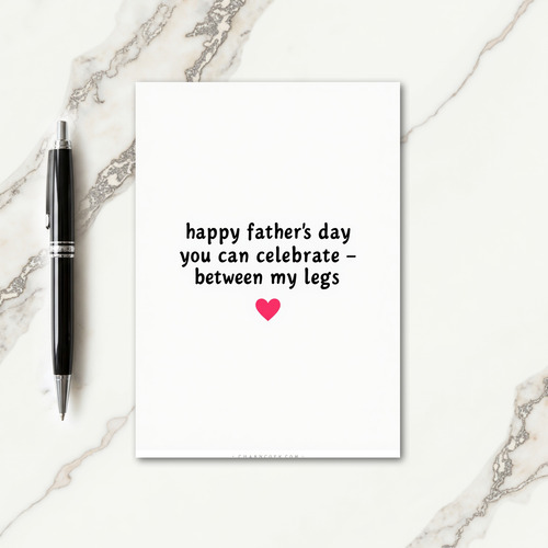 Sweet Fathers Day Text Art Card