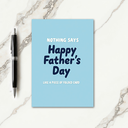 Sweet Fathers Day Text Based Card