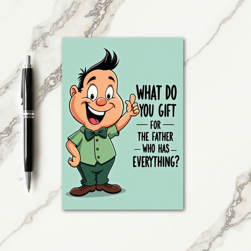 Sweet Fathers Day Thumbs Up Card