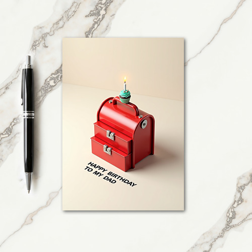 Sweet Fathers Day Tool Chest Card