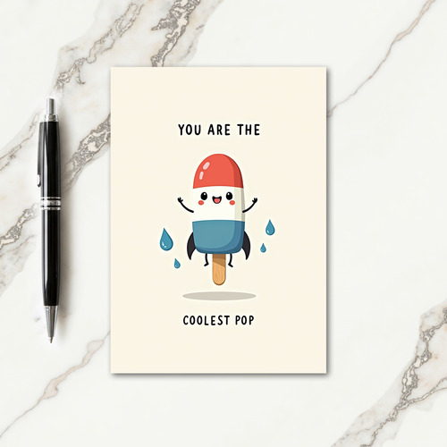 Sweet Fathers Day Treat Smile Card